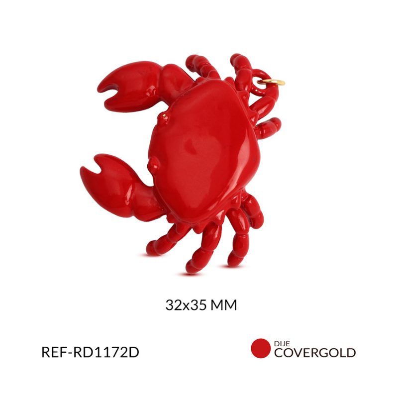 Dije covergold cangrejo 32x35mm x und