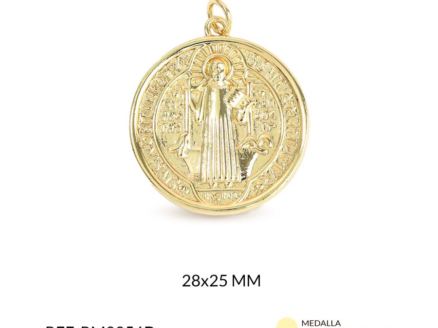 Medalla covergold san benito 23x28mm x und