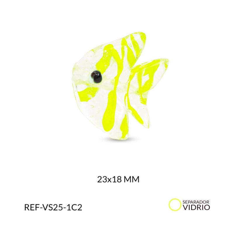 Separador vidrio pez 23x16mm x und