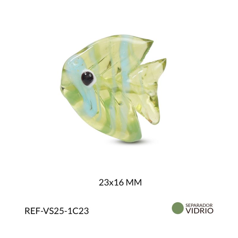 Separador vidrio pez 23x16mm x und
