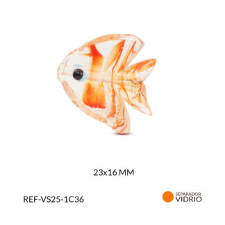 Separador vidrio pez 23x16mm x und