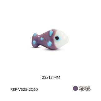 Separador vidrio pez 23x12mm x und