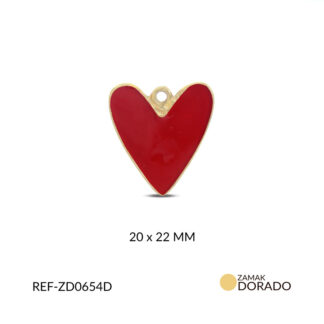 Dije zamak corazón 20x22mm x und