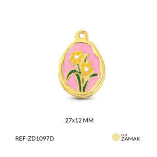 Dije zamak tulipán 27x12mm x und