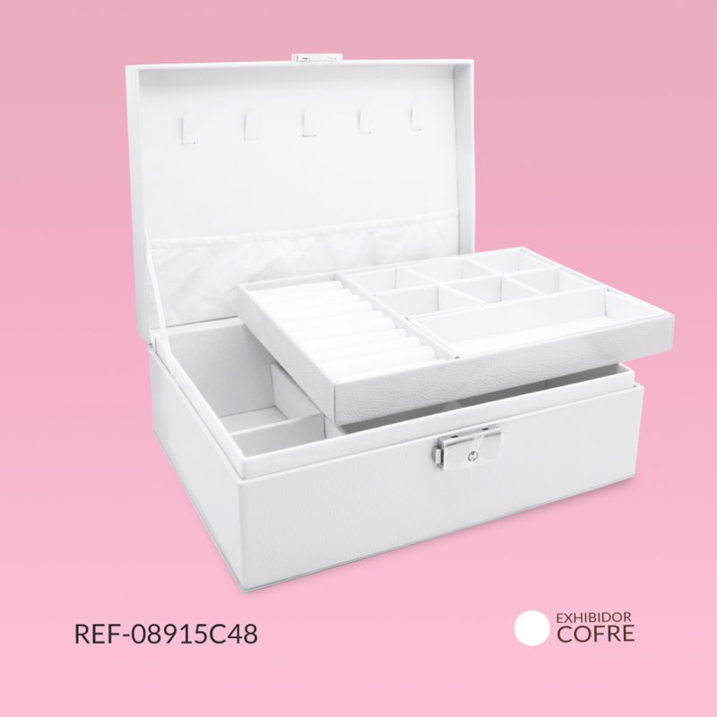 Exhibidor cofre 23x9cm x und