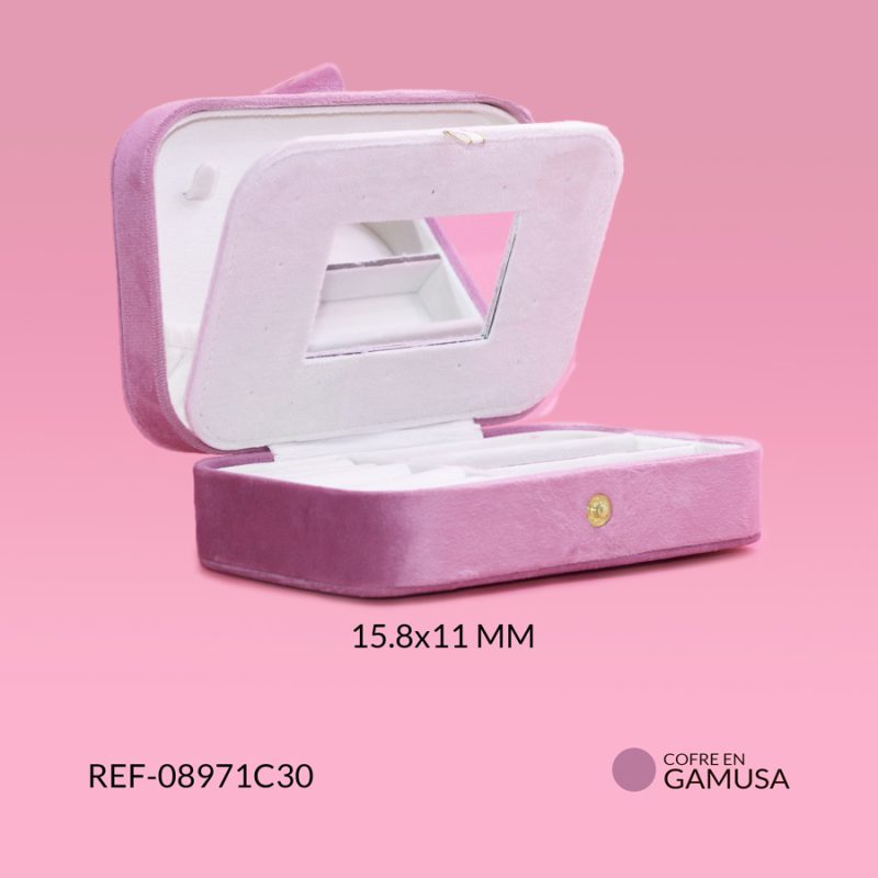 Exhibidor cofre 15.8x11m x und