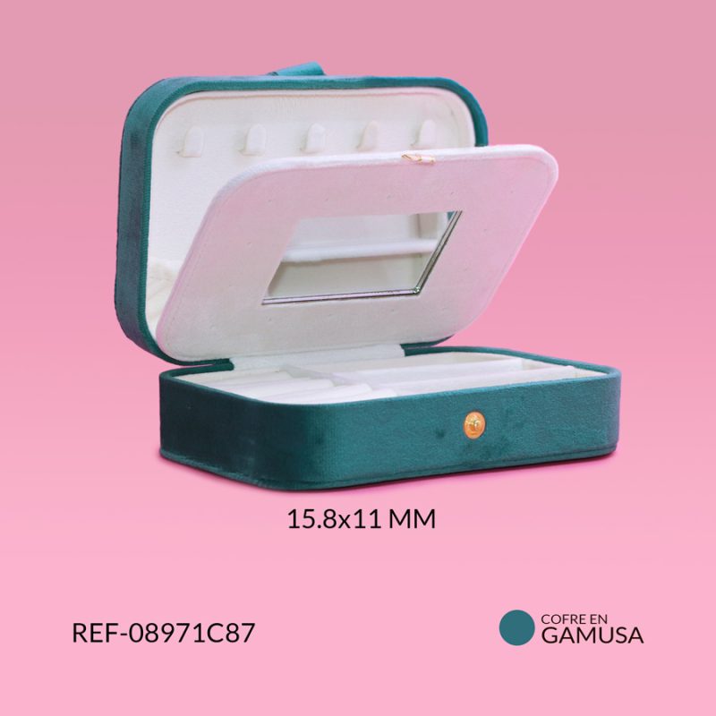 Exhibidor cofre 15.8x11m x und