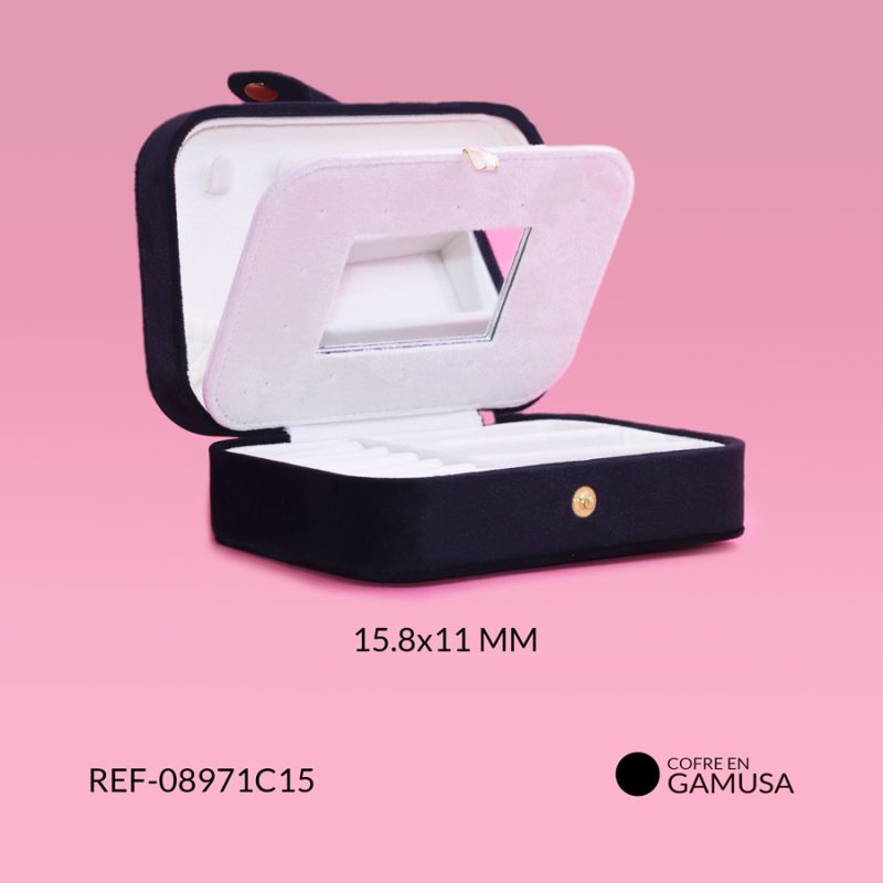 Exhibidor cofre 15.8x11m x und