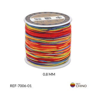 Hilo chino mixto fuerte 0.8mm rollo x90 metros
