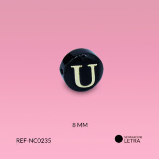 Separador nácar letra U 8mm x und