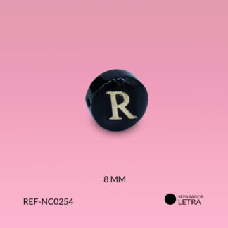 Separador nácar letra R 8mm x und