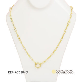 Cadena covergold eslabón ovalado 12x4mm x und