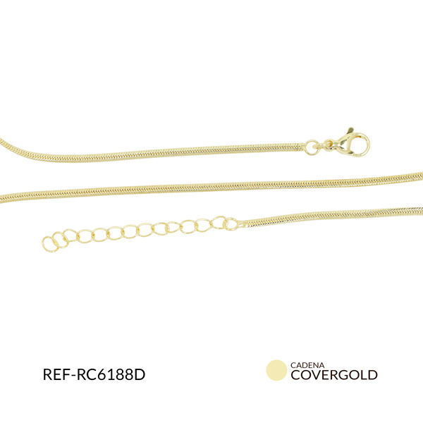 Cadena covergold laso plano x und