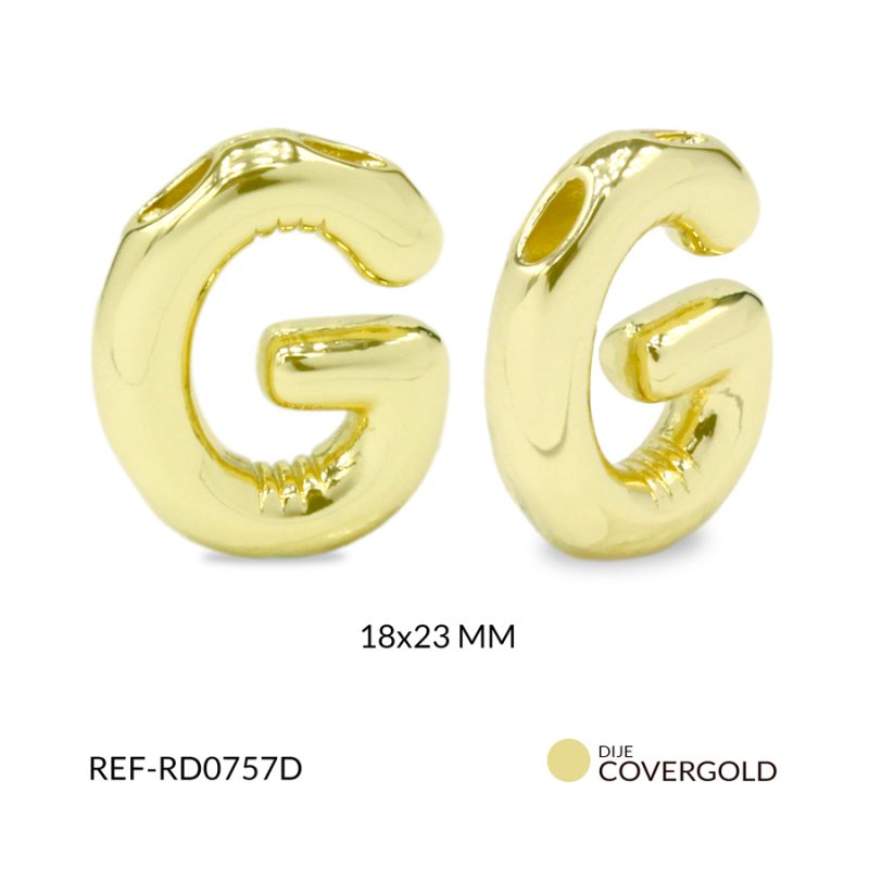 Dije covergold letra G 23x22mm x und