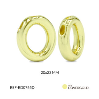 Dije covergold letra O 23x22mm x und