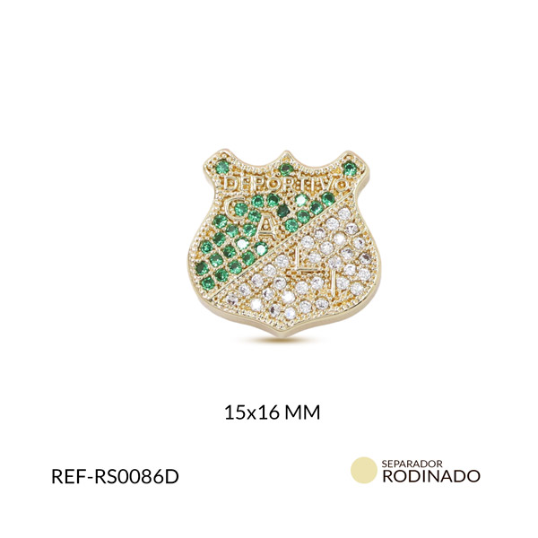 Separador rodinado escudo del Deportivo Cali 15x16mm x unidad