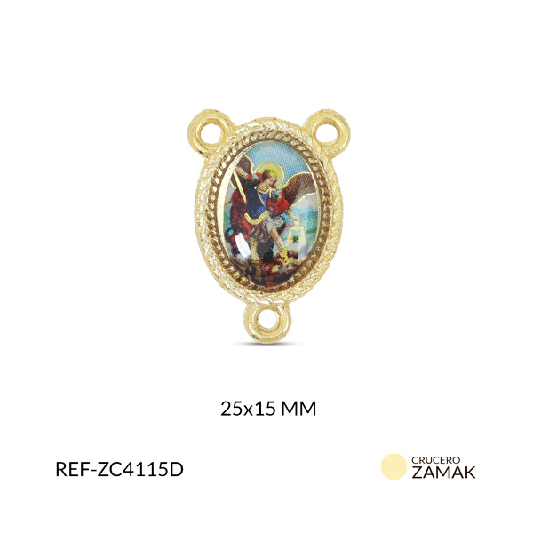 Crucero zamak arcángel san miguel 15x22mm x und