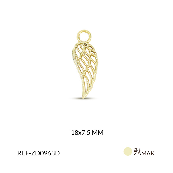 Dije zamak ala 18x7.5mm x 6und