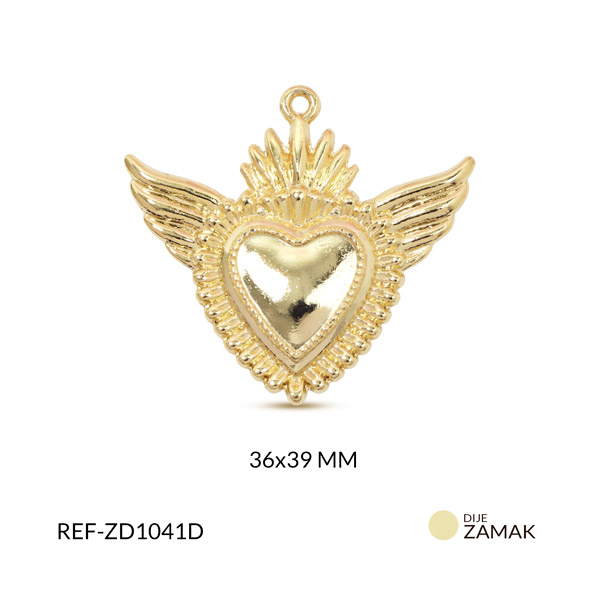 Dije zamak corazón 36x39mm x und