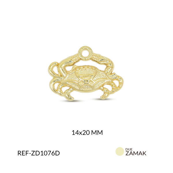 Dije zamak cangrejo 14x20mm x und