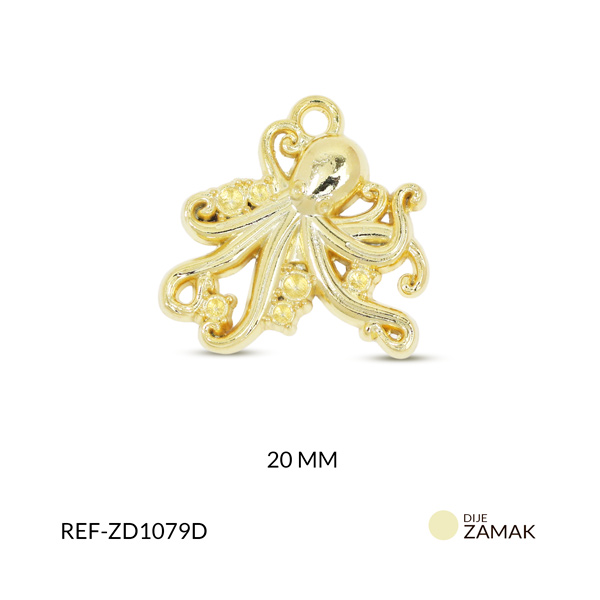 Dije zamak pulpo 20mm x und