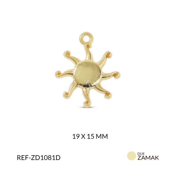 Dije zamak sol 19x15mm x par
