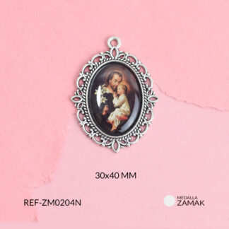 Medalla zamak san josé 30x40mm x und