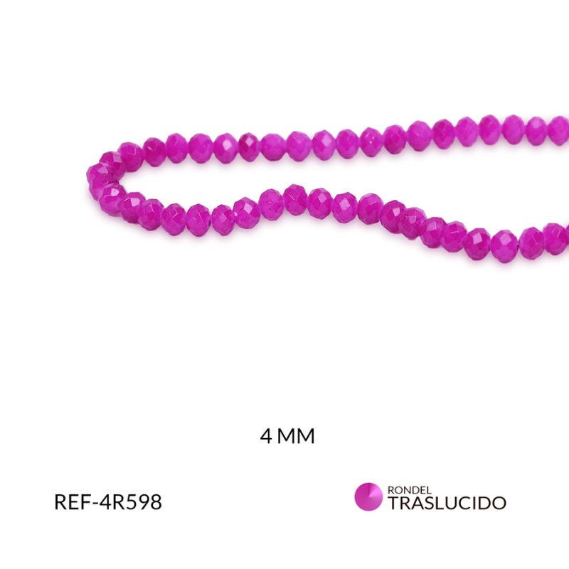 Róndela magenta mate 4mm