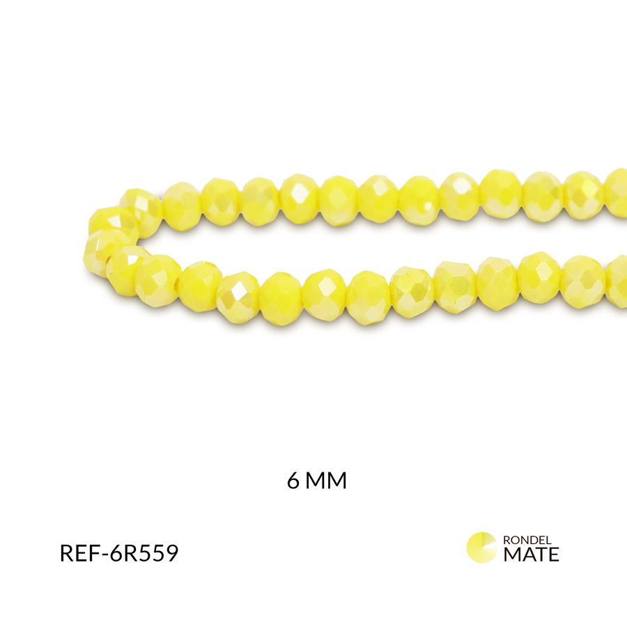 Róndela amarillo claro mate boreal 6mm