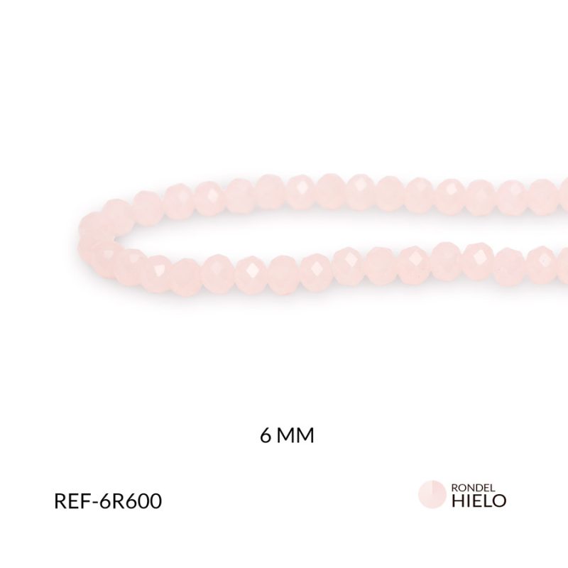Róndela salmón claro hielo 6mm