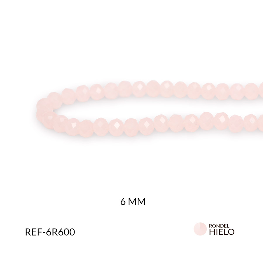 Róndela salmón claro hielo 6mm