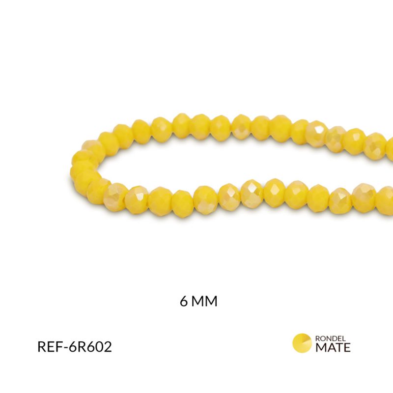 Róndela amarillo mate boreal 6mm