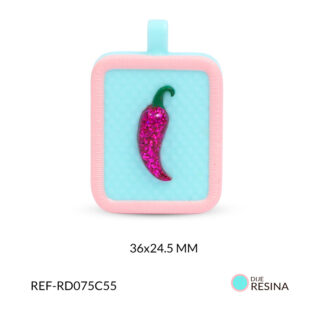 Dije resina ají 36x24.5mm x und