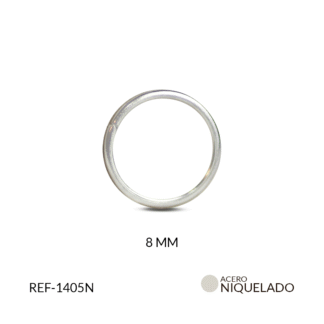 Argolla en acero 8mm x 24und
