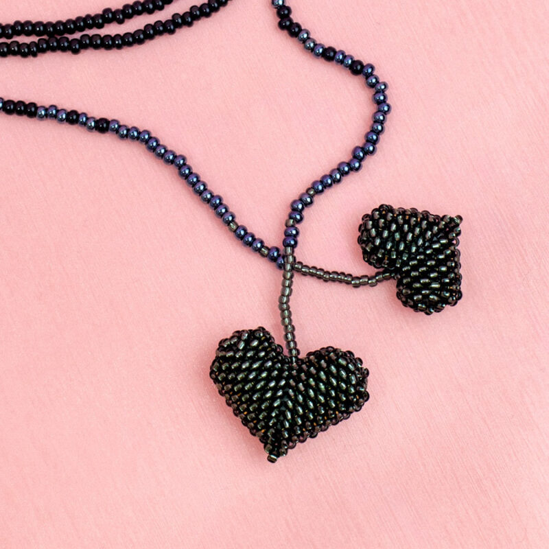 Clase Virtual Corazón pequeño 3D en Bisutería