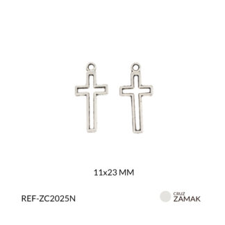 Cruz zamak calada 11x23mm paq x12 unidades