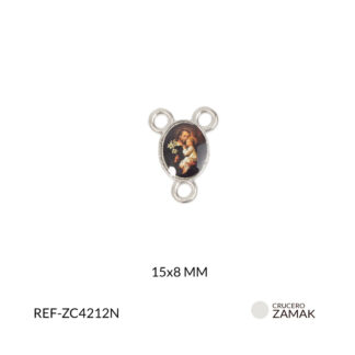 Crucero zamak San Jose resinado mini 15x8mm paq x6