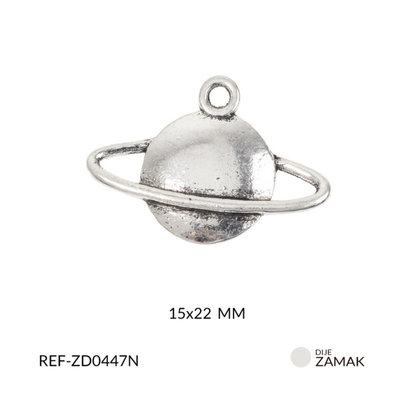 Dije zamak planeta júpiter 15x22mm paq x12