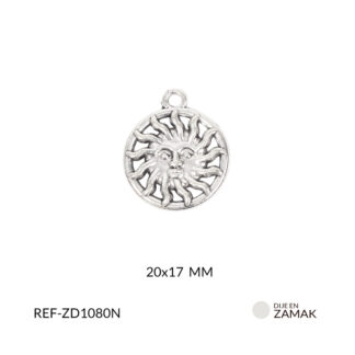Dije zamak circulo sol 20x17mm paq x12