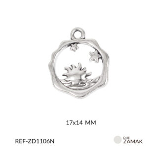 Separador zamak mano hamsa mini 10x12mm