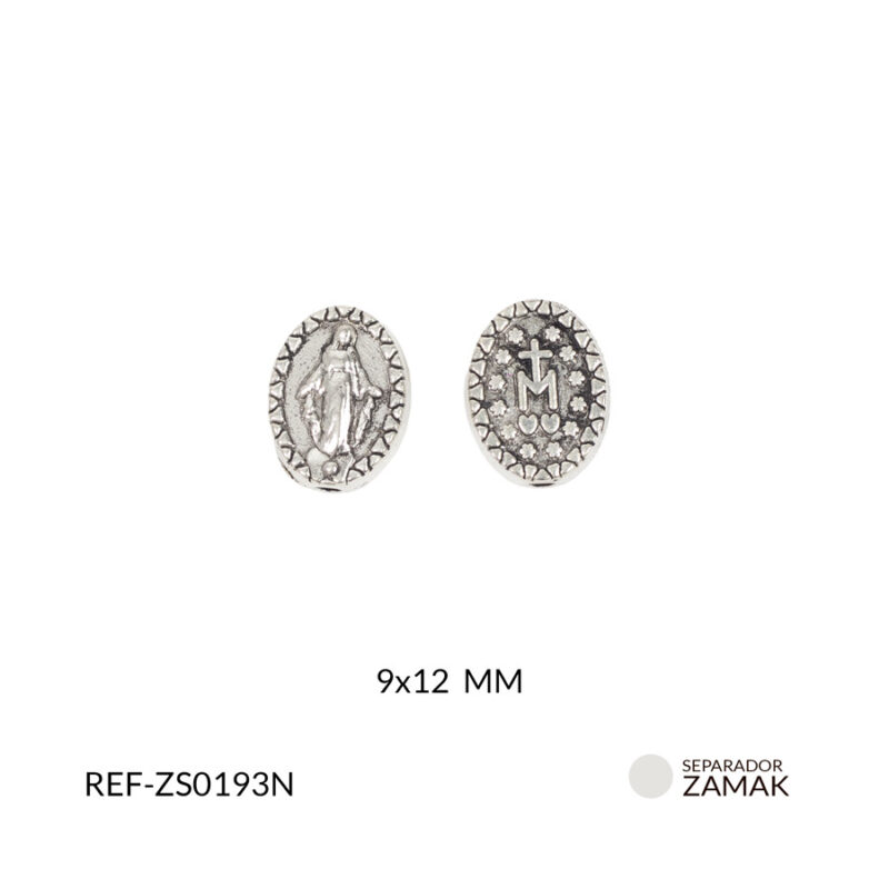 Separador zamak virgen milagrosa 9x12mm x 12und