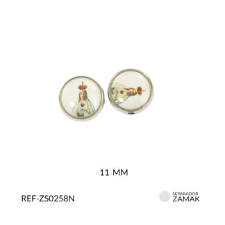 Separador zamak virgen de fátima 11mm x 6und