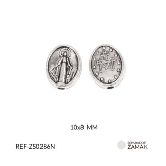 Separador zamak virgen milagrosa 8x10mm x 12und