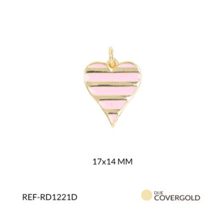 Dije covergold corazon 17x16mm x und