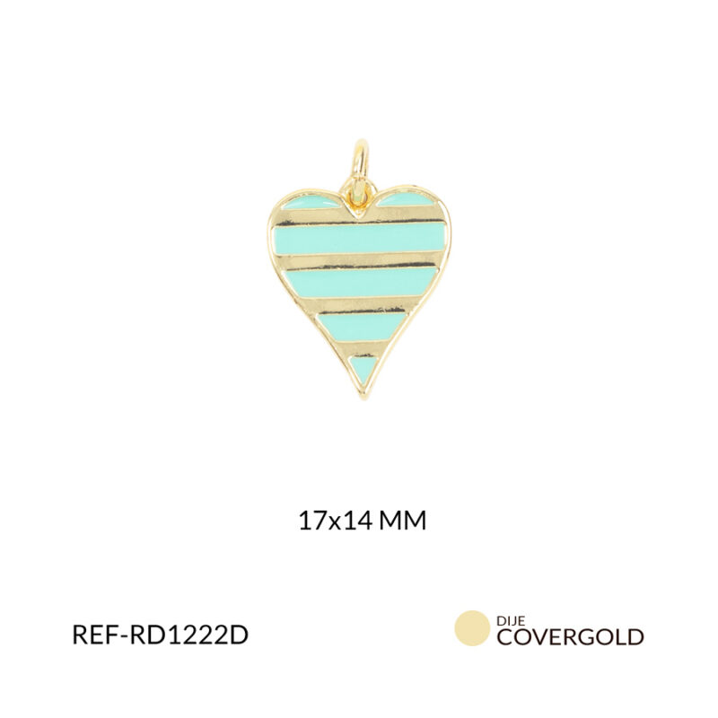 Dije covergold Corazon 17x14mm x und