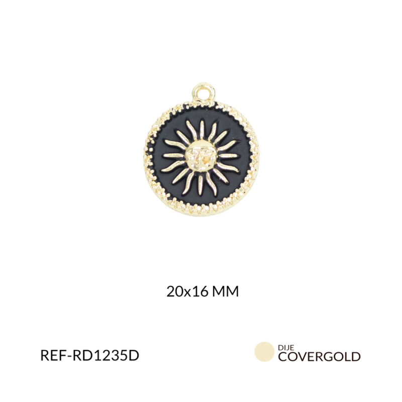 Dije covergold sol 20x16mm x und