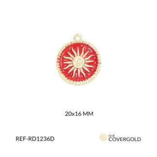 Dije covergold sol 20x16mm x und