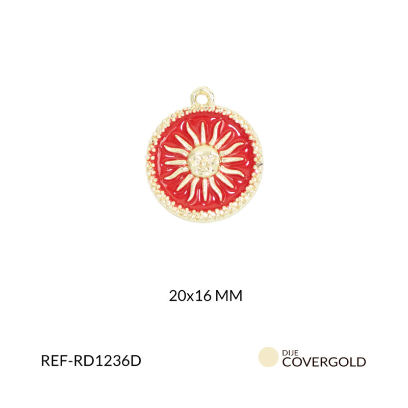 Dije covergold sol 20x16mm x und