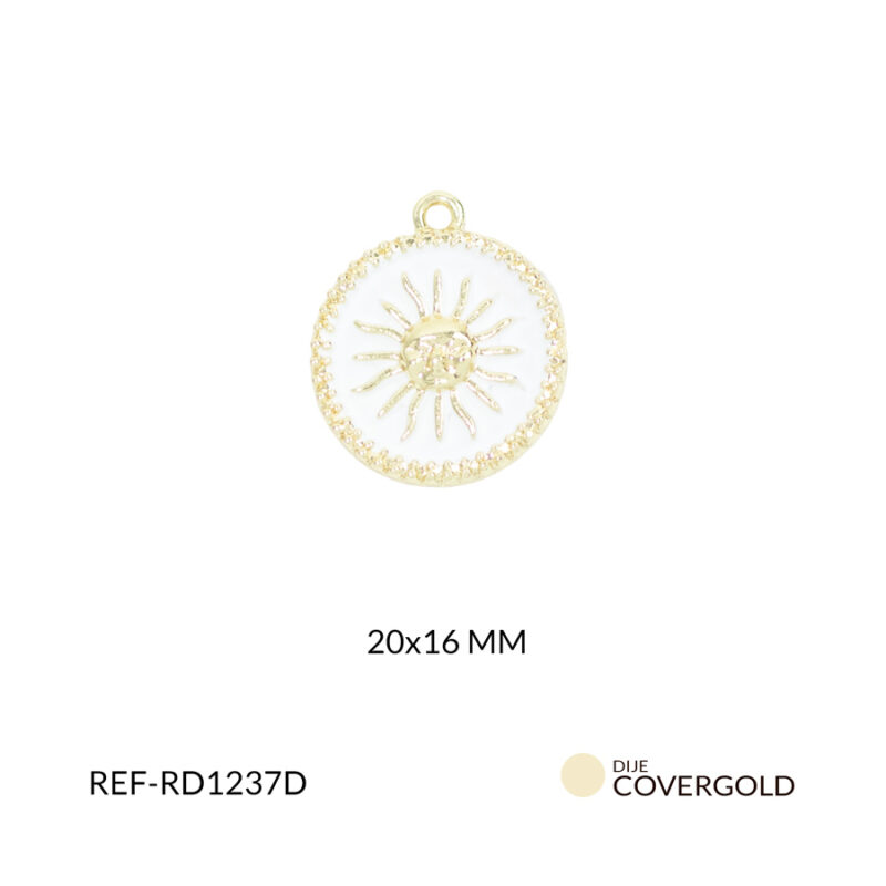 Dije covergold sol 20x16mm x und