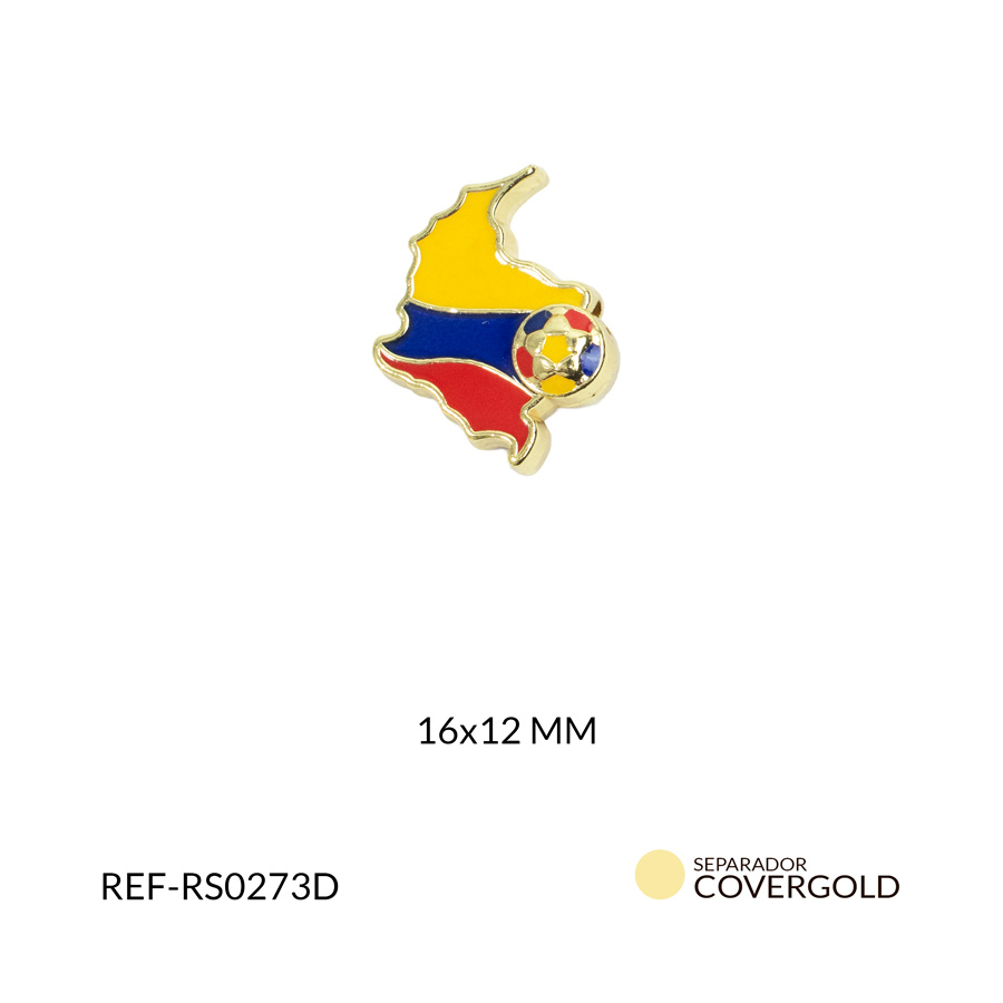 Separador covergold mapa de colombia 12mm x und